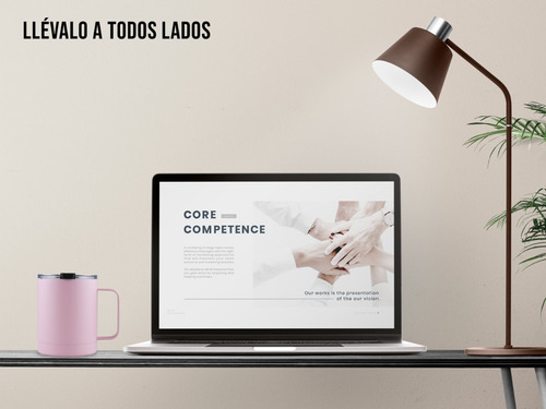 Termo 14oz De Acero Inoxidable Térmico Taza Para Café 414ml