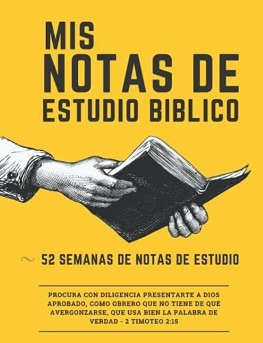Libro Mis Notas Estudio Bíblico Hombres (spanish Edi&..