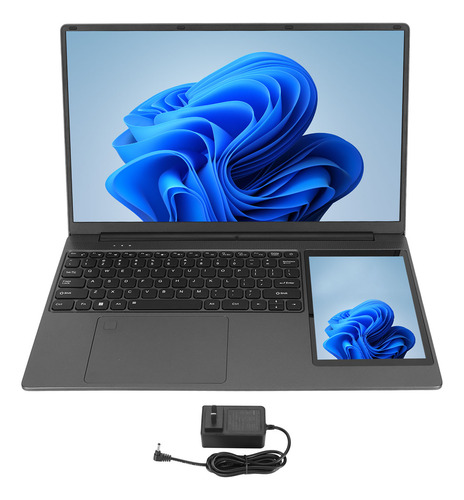 Computadora Portátil De Oficina Con Pantalla Doble, 15.6 Pul
