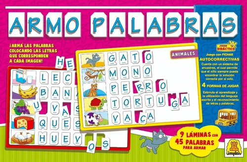 Armo Palabras Juego De Mesa Implas De Casa Valente