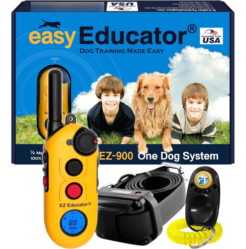 Collar De Entrenamiento Para Perro. Marca Educator Ez-900.