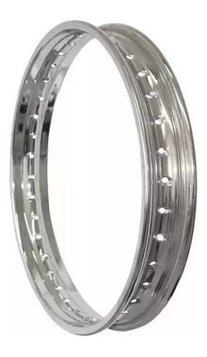 Aro Traseiro 185 X 14 Alumínio Biz Pop 100 Polido Fabreck