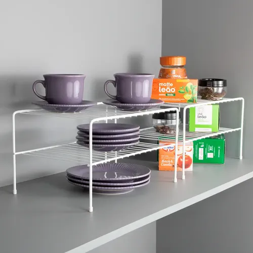 Prateleira Divisora Dupla Cozinha 2 Unid Armário 32cm