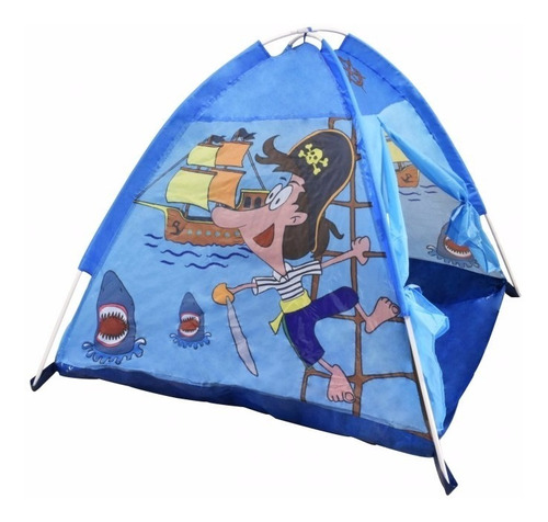 Imagen 5 de 6 de Carpa Para Niños Casita De Juguete Modelo Pirata Casa Jardín