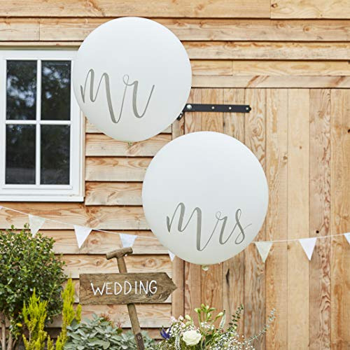 Globos Gigantes Bodas Mr And Mrs, 36 Pulgadas, Paquete ...