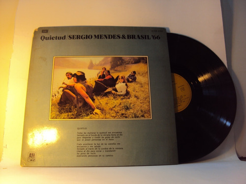 Vinilo Lp 120 Quietud Sergio Mendes Brasil 66