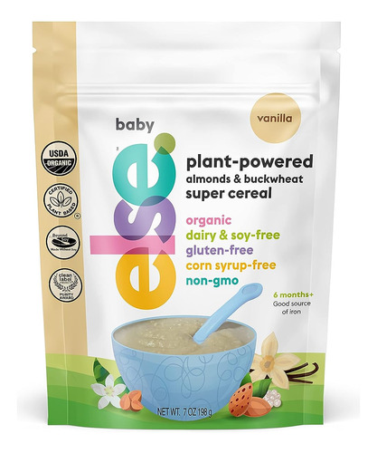 Super Cereales Para Bebés De 6 Meses , Fabricado Con Plantas