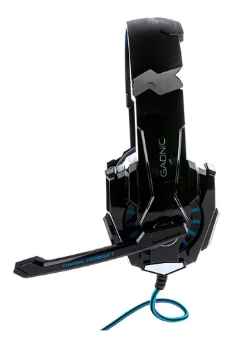 Auricular Gamer Luces Microfono Profesional Pc Celular Ps4 Color