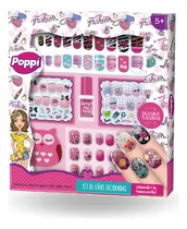 Comprar Set De Uñas Decoradas Poppi Infantil Primer Set Maquillaje