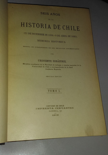 Historia De Chile Crescente Errazuriz