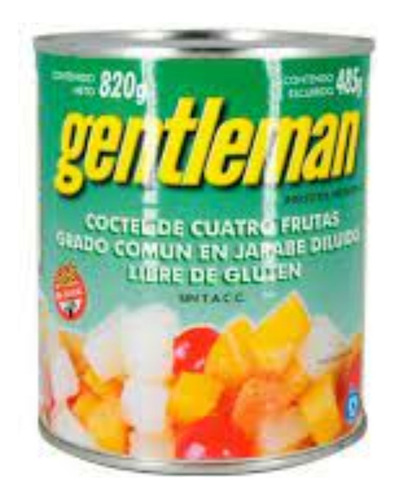 Coctel De Frutas Gentleman 6 Unidades X 800 Grs