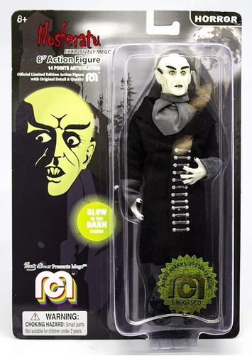 Wabro Mego Horror Nosferatu Figura Articulada 20cm Coleccion