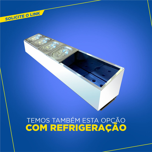 Condimentadora Pizzarola 6 Cubas 1/6 Zpcnl1/6 2