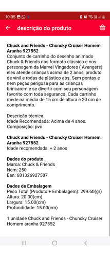 Carro Antigo Hasbro 2015 , Homem Aranha 20cm, Não Acha Venda (Usado)