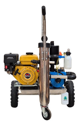 Ordenhadeira Móvel Inox Motor A Gasolina Com 1 Cjt Acoplado