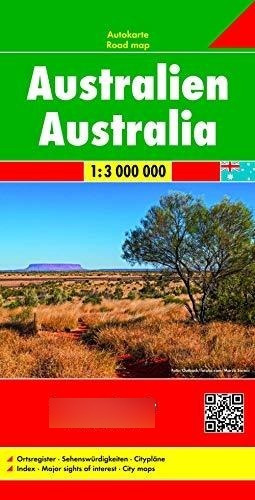 Australia, Mapa De Carreteras. Escala 1:3.000.000. Freytag &