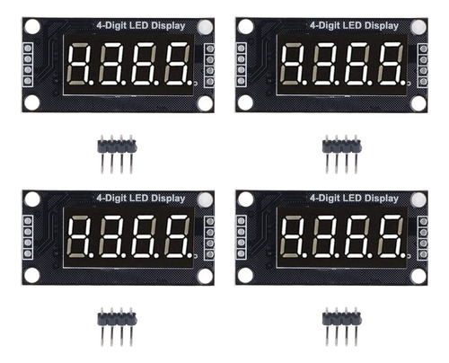 Display Led Digital 4 Dígitos 7 Segmentos 0.36 Pulgadas