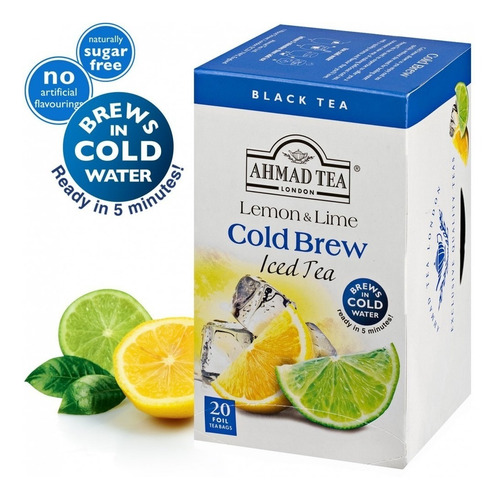Ahmad Tea - Cold Lima Limon - 60 Sachets - Te Frio O Helado