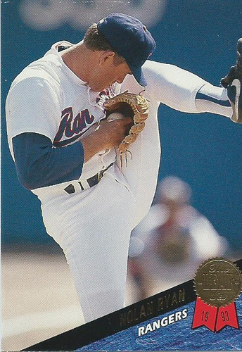 Barajita Nolan Ryan Leaf 1993 #115 Rangers Texas