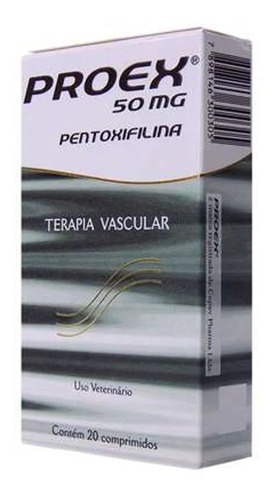 Vasodilatador Para Cachorro Proex 20 Comprimidos 50mg Cepav
