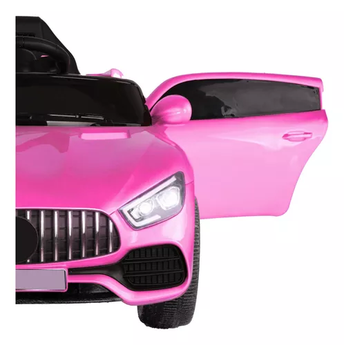 Carro Carrinho Elétrico Menino Menina Luxo Rosa Bateria