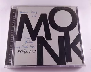 Cd Monk With Sonny Rollins And Frank Foster - Monk Lacrado