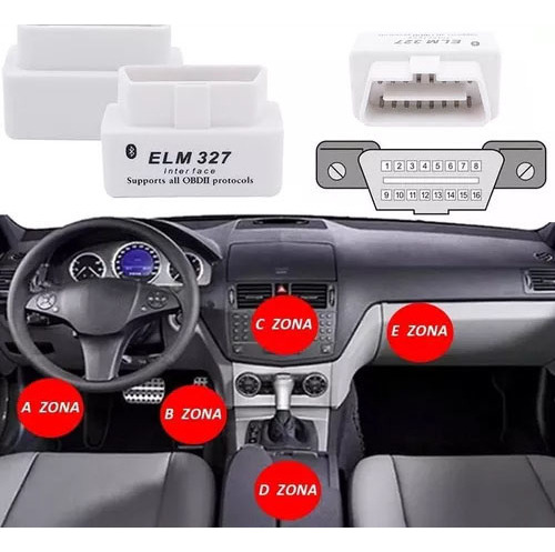 Para Mini Elm327 Escaner Automotriz Obd2 Obdii Engie Android