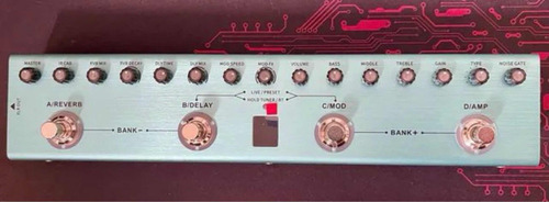 Cx Pedaleira De Guitarra Tank-g Boss Zoom M-vave Cuvave,