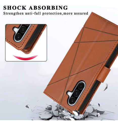 Funda Para Teléfono Samsung Galaxy A56 A36 A26 A16, Funda Tipo Bolsa Con Ranura En Forma De A