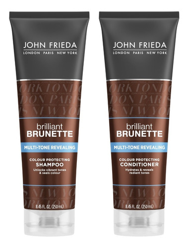 Shampoo Y Acondicionador John Frieda Brilliant Brunette