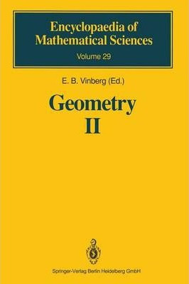 Libro Geometry Ii : Spaces Of Constant Curvature - V. Min...