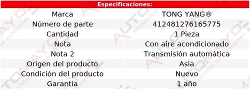 Un Radiador Agua Tong Yang Tsx L4 2.4l C/aa Acura 2009-2012