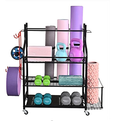 Mythinglogic Yoga Mat Storage Racks,home Gym Storage Rack Fo