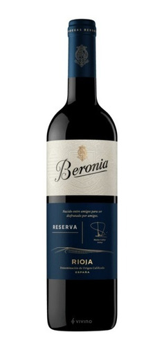 Vtes Beronia Reserva Rioja        750 Ml