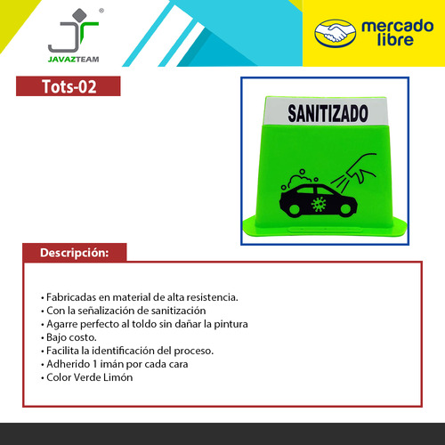 Cono Vehicular Magnético Javazteam Tots-02 40 Unid.