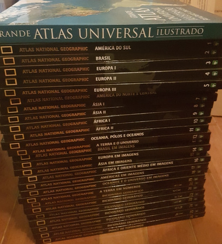 Coleção Atlas National Geographic Completa 1-26 (Usado)