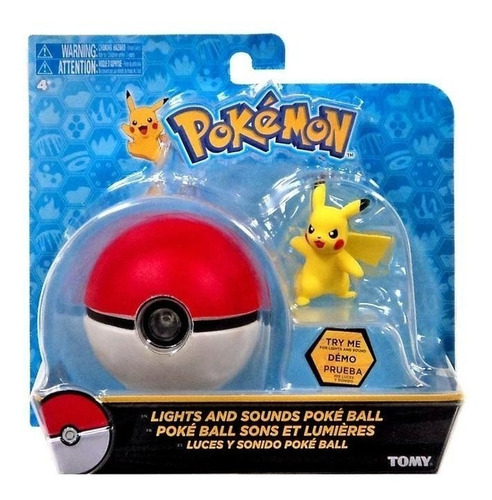 Pokebola De Goma Original Mas Figura Pikachu Pokemon Oferta