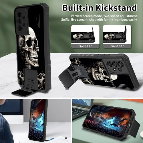 Funda Para Galaxy A53 5g Cool Skull Man Dual Layer Hibrido