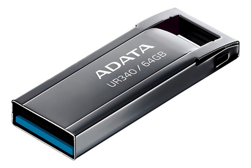 Kit 5 Memoria Usb 64gb Adata 3.0 Aroy-ur340-64gbk Color Gris Oscuro