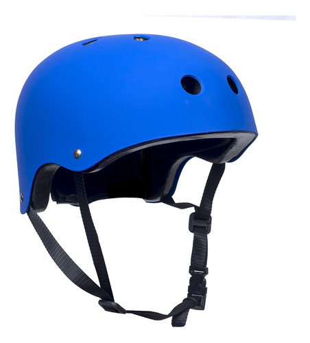 Capacete Para Skate Bike Patins Adulto Criança Cor Azul