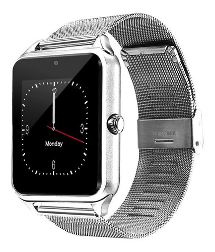 Smart Watch Z60 Reloj Inteligente Celular Metalico Sim Bt Sd