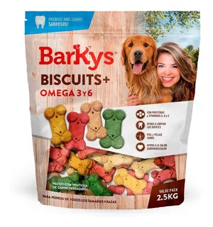 Barkys Biscuits + Omega 3 Y 6, Premios 2.5 Kg