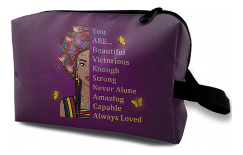 Bolsa De Maquillaje Para Niñas Africanas, Bolsa De Cosmético