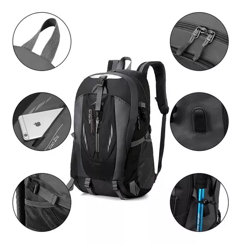 MOCHILA VIAJERA DEPORTIVA PRO ™ MULTIPLES COMPARTIMIENTOS – Productop