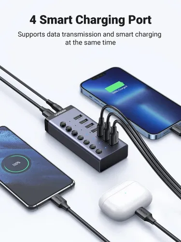Hub Usb 3.0 De 7 Puertos Us