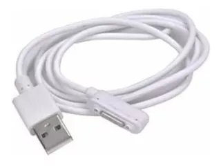 Cable Magnetico Usb Carga Xperia Z3 Z2 Z1 Compac Xl39h Color Blanco