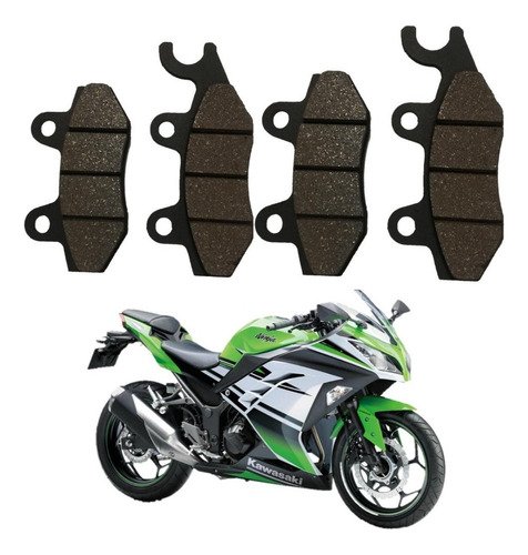 Kit Frenos Kawasaki Ninja 250/300 (2 Pares)