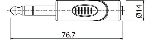 Imagen 2 de 7 de Adaptador Miniplug Hembra A Plug Stereo Macho Roxtone