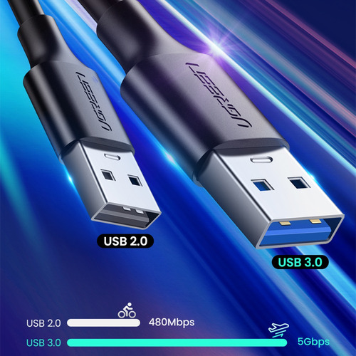 Cabo De Dados Us184 Usb 3.0 P Usb Tipo C 1.5m Preto Ugreen