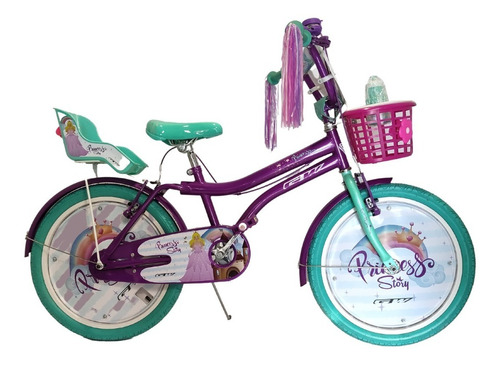 Imagen 1 de 5 de Bicicleta Gw Princess Story Rin 20 X 2